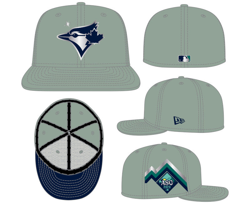 Toronto Blue Jays Authentic Collection All Star Game 2023 With Patch New Era 59FIFTY Fitted Hat - Pro League Sports Collectibles Inc.