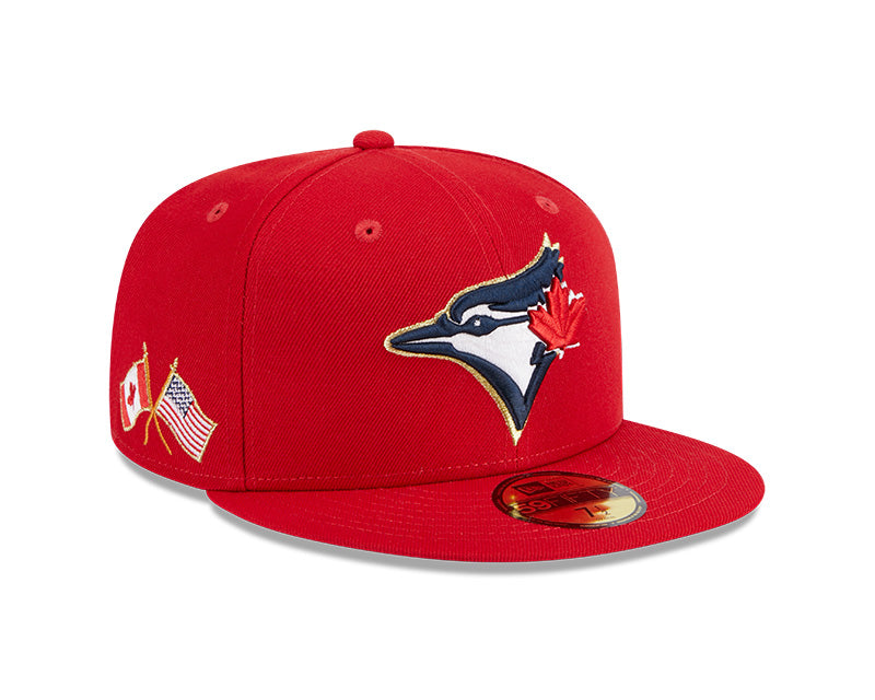 Toronto Blue Jays 4th of July 2023 On-Field New Era 59FIFTY Fitted Hat - Pro League Sports Collectibles Inc.