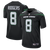 Aaron Rodgers #8 New York Jets - Alternate Nike Game Finished Player Jersey- Black