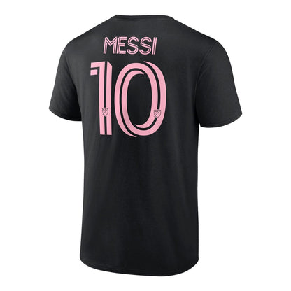 Inter Miami CF Fanatics Lionel Messi Player T Shirt - Black
