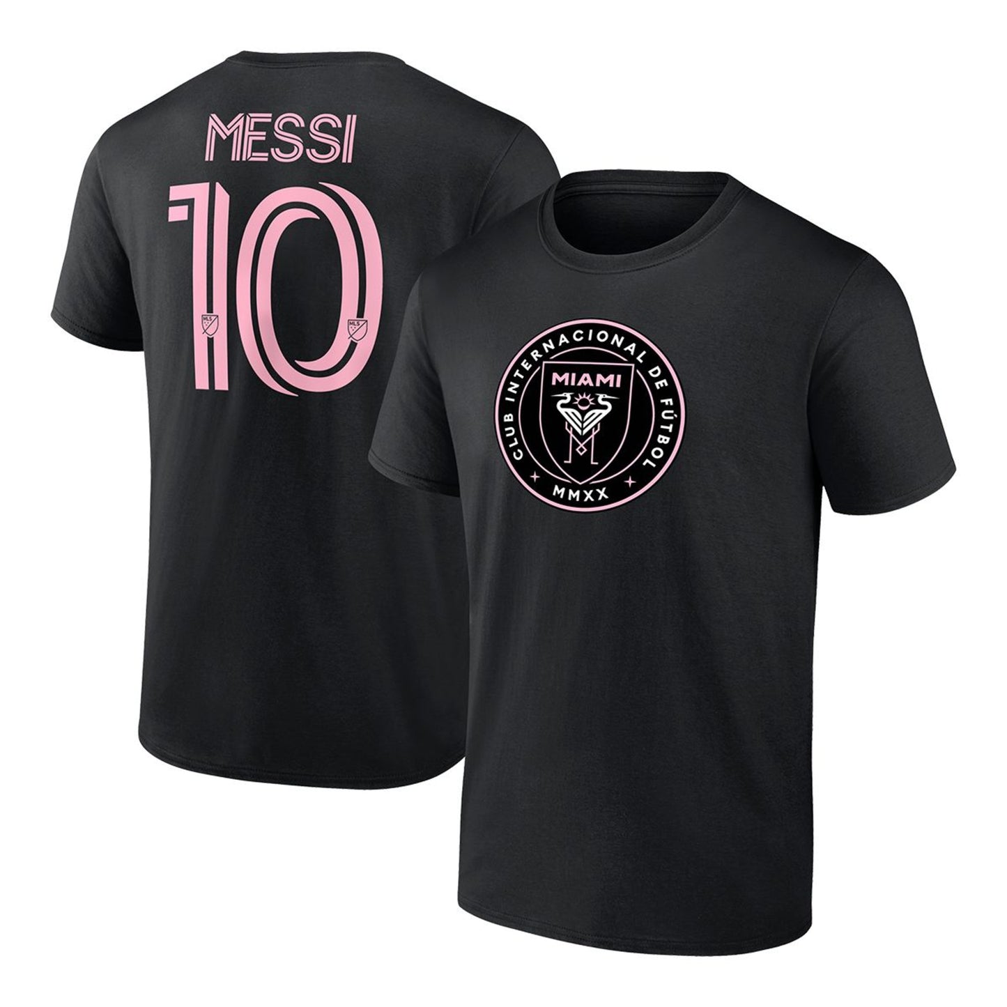 Inter Miami CF Fanatics Lionel Messi Player T Shirt - Black