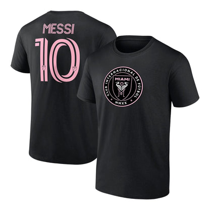 Inter Miami CF Fanatics Lionel Messi Player T Shirt - Black