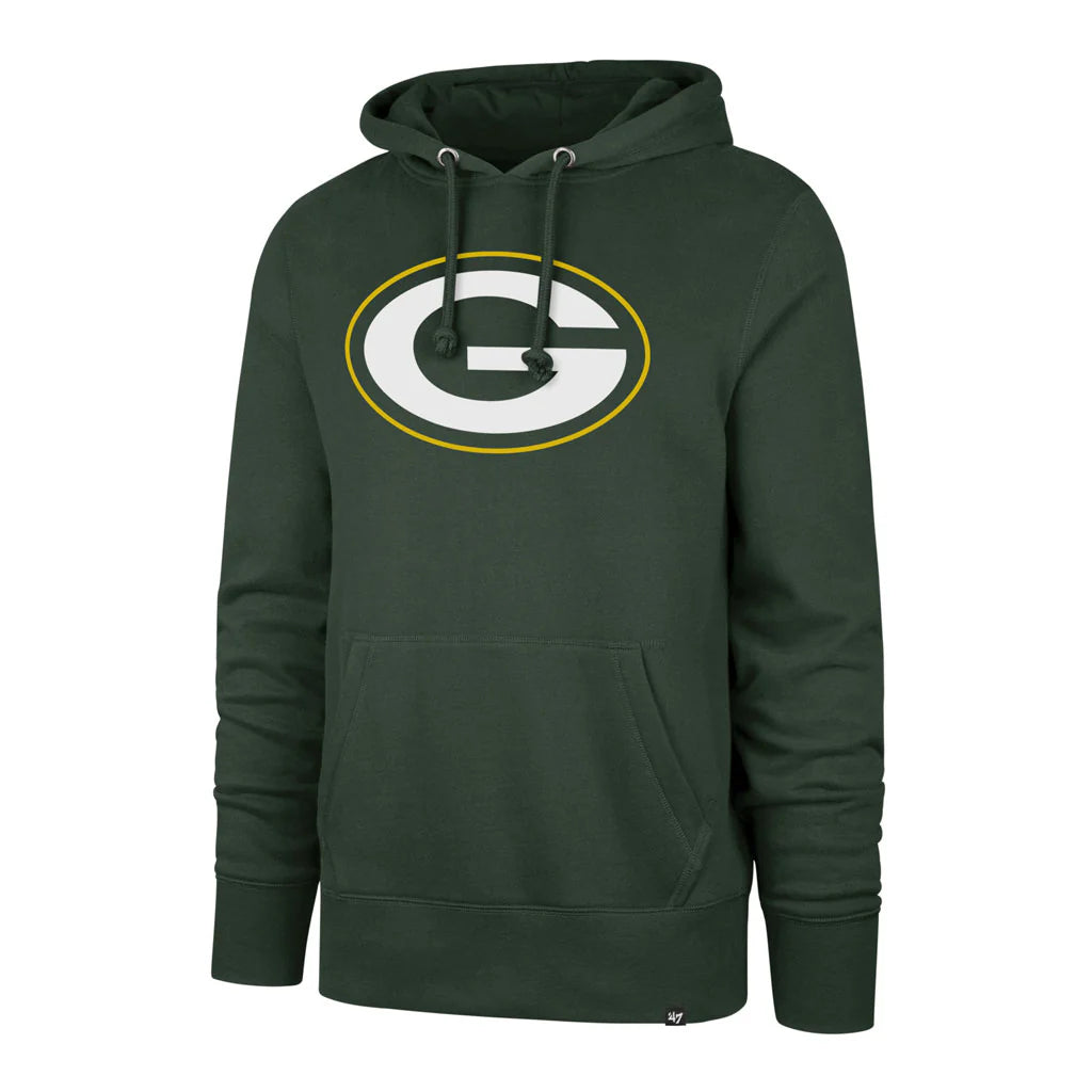Green Bay Packers 47 Brand Imprint Headline Royal Hoodie