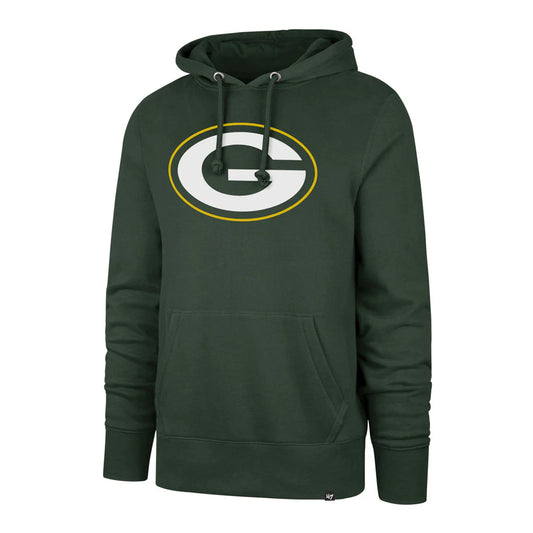 Green Bay Packers 47 Brand Imprint Headline Royal Hoodie