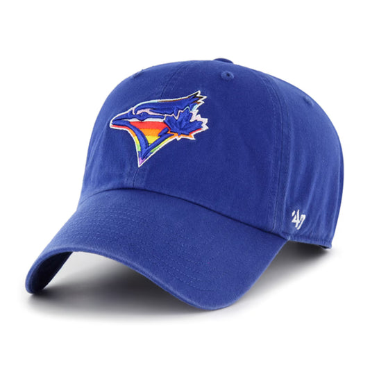 Toronto Blue Jays Pride Clean Up '47 Brand Adjustable Hat - Royal Blue