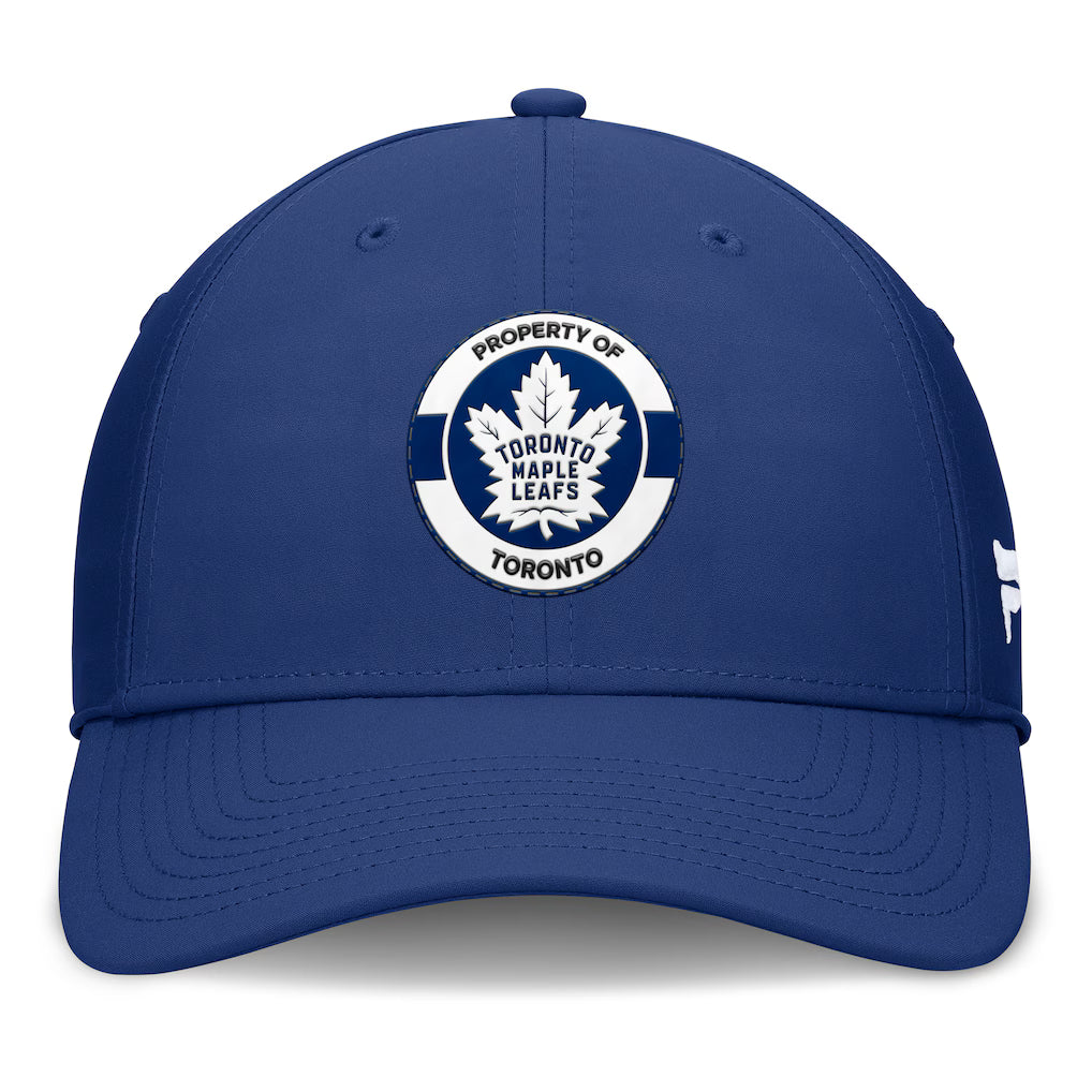 Toronto Maple Leafs Property of Fanatics Authentic Pro Rink Adjustable Stretch-Fit Hat