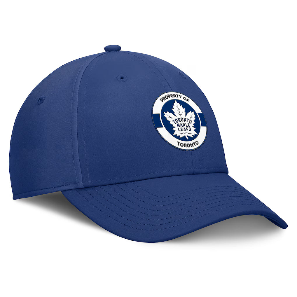 Toronto Maple Leafs Property of Fanatics Authentic Pro Rink Adjustable Stretch-Fit Hat