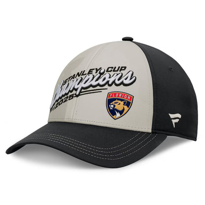 Florida Panthers Fanatics Gray 2025 Stanley Cup Champions Locker Room Adjustable Hat