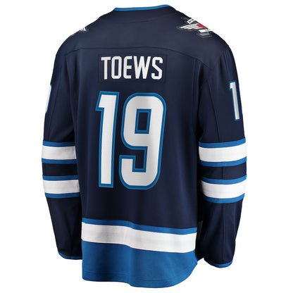 Jonathan Toews #19 Winnipeg Jets Fanatics Home Breakaway Jersey - Navy