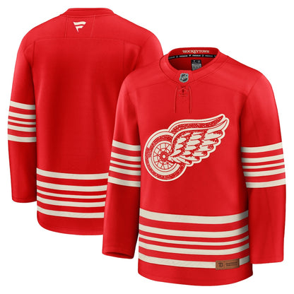 Detroit Red Wings Fanatics Red Centennial Premium Jersey - Alternate Red