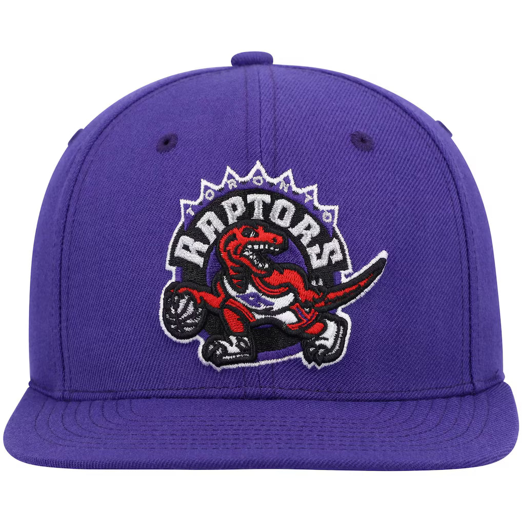Youth Toronto Raptors HardWood Classic Team Ground Outerstuff Snapback Hat - Purple