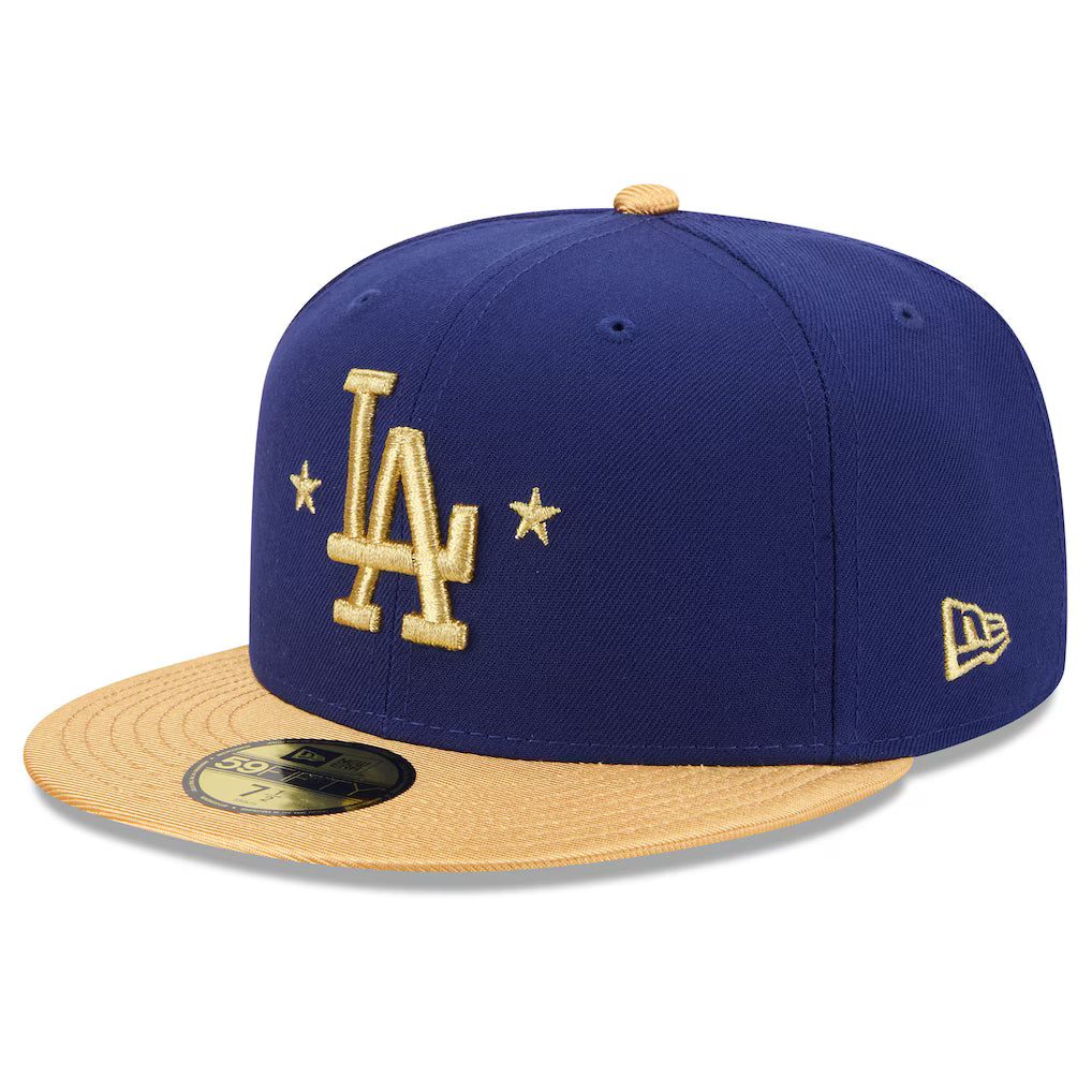 Los Angeles Dodgers New Era 2026 Royal Blue Gold Collection 59FIFTY Fitted Hat