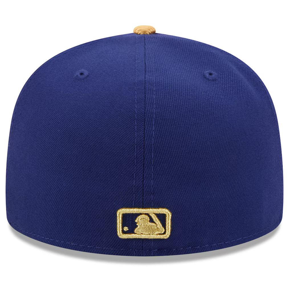 Los Angeles Dodgers New Era 2026 Royal Blue Gold Collection 59FIFTY Fitted Hat