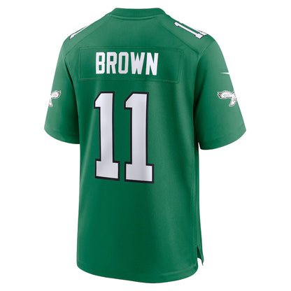 A.J Brown #11 Philadelphia Eagles Retro Green - Nike Game Jersey