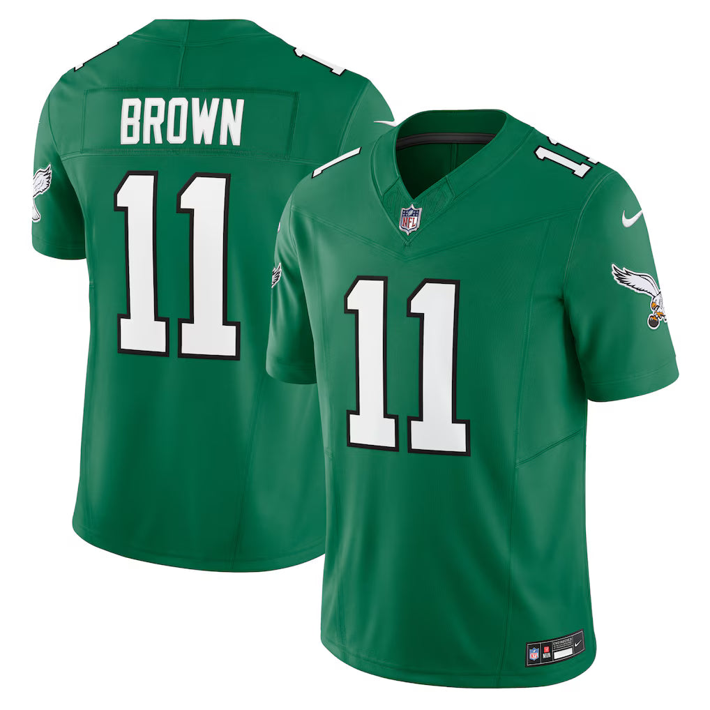 A.J. Brown #11 Philadelphia Eagles Nike Vapor F.U.S.E. Limited Jersey - Retro Green