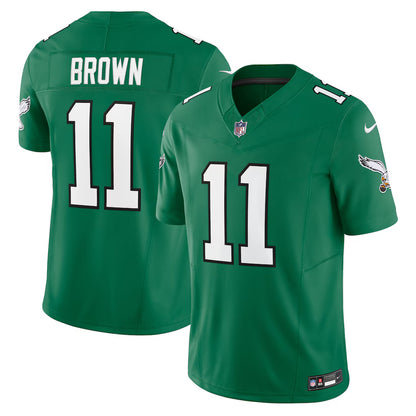 A.J. Brown #11 Philadelphia Eagles Nike Vapor F.U.S.E. Limited Jersey - Retro Green