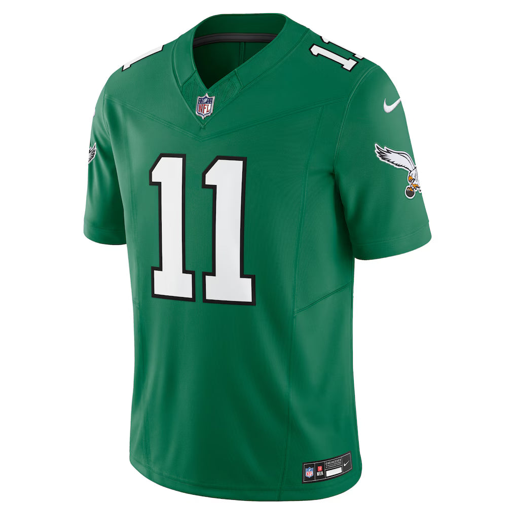 A.J. Brown #11 Philadelphia Eagles Nike Vapor F.U.S.E. Limited Jersey - Retro Green