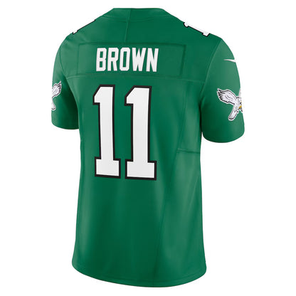 A.J. Brown #11 Philadelphia Eagles Nike Vapor F.U.S.E. Limited Jersey - Retro Green