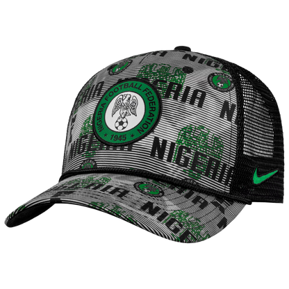 Nigeria NFF Rope Trucker National Soccer Team Nike Adjustable Rise Cap