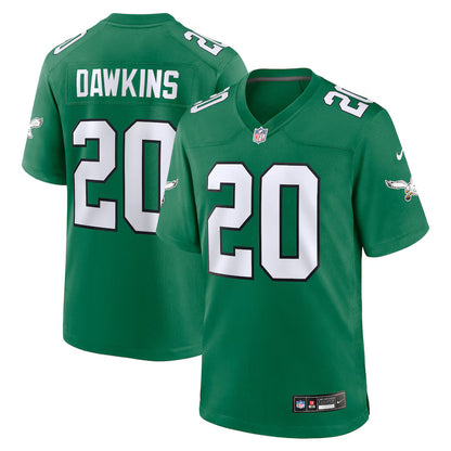 Brian Dawkins #20 Philadelphia Eagles Retro Green - Nike Game Jersey