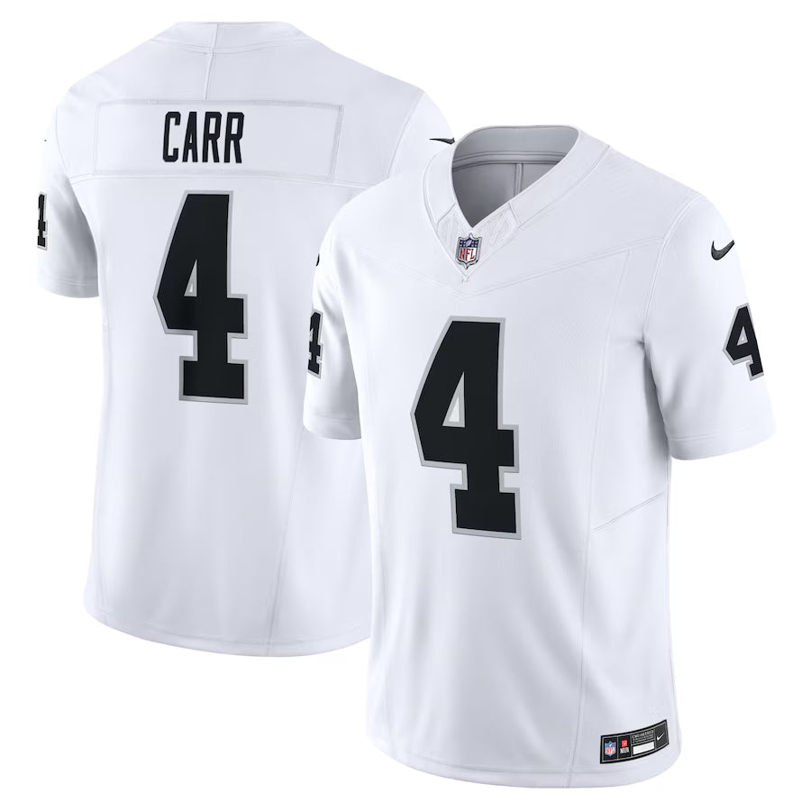 Derek Carr Las Vegas Raiders Nike Vapor F.U.S.E. Limited Jersey - White