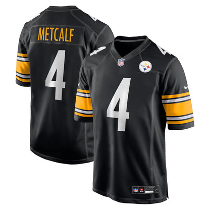 DK Metcalf #4 Pittsburgh Steelers Nike Game Jersey - Black