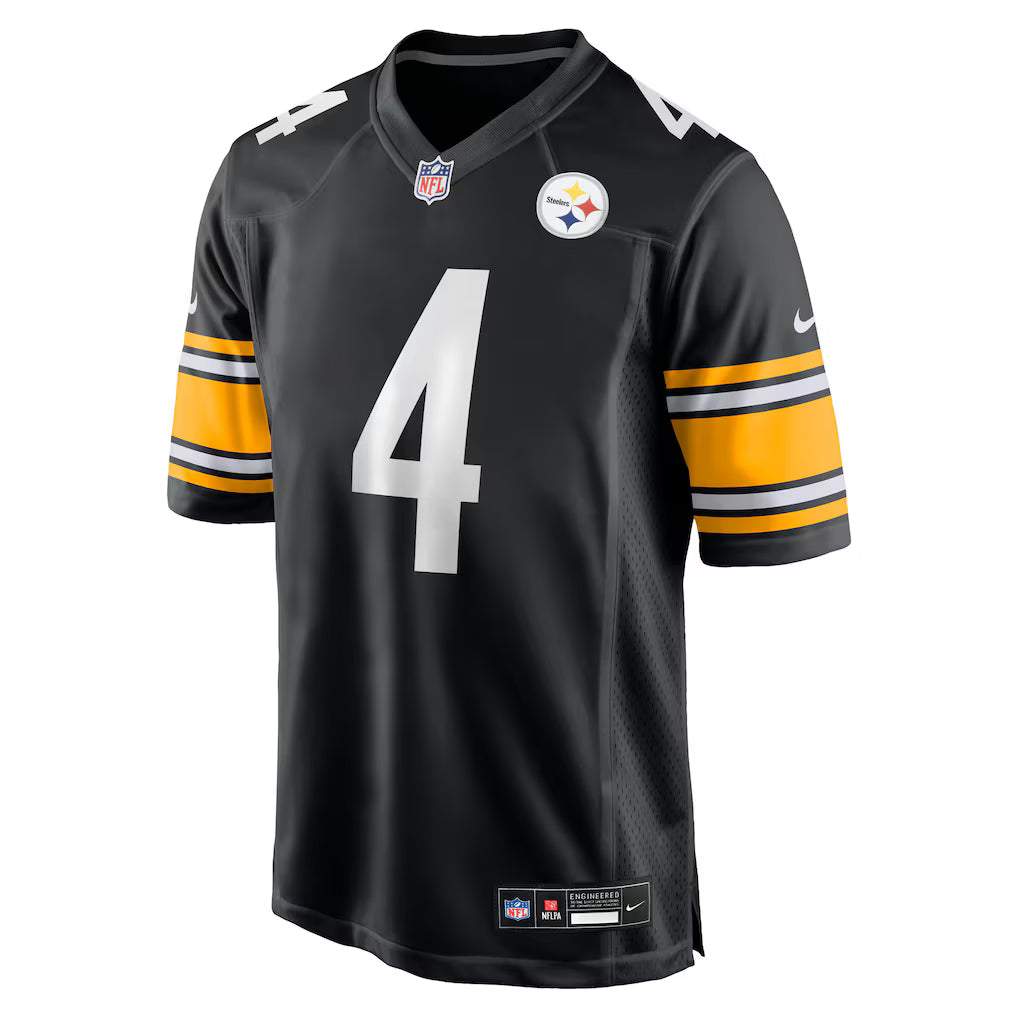 DK Metcalf #4 Pittsburgh Steelers Nike Game Jersey - Black