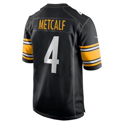 DK Metcalf #4 Pittsburgh Steelers Nike Game Jersey - Black