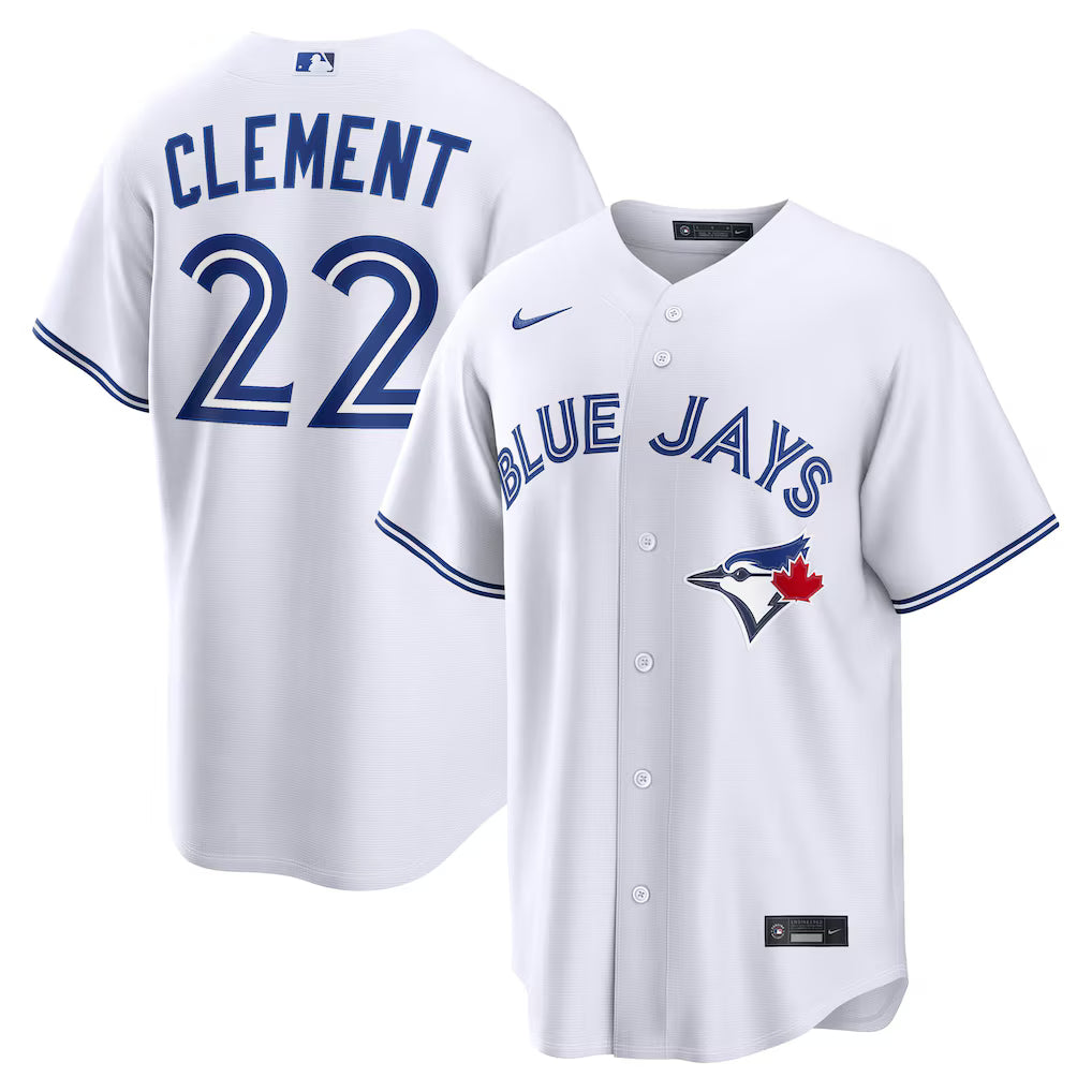 Toronto Blue Jays Nike Ernie Clement #22 Replica Team Jersey - White