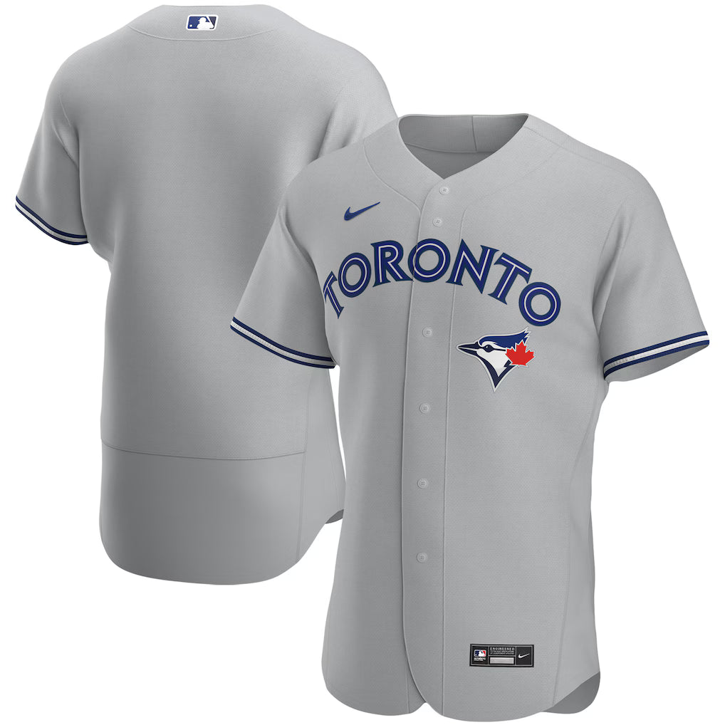 Toronto Blue Jays Nike Grey Road Authentic Team Jersey