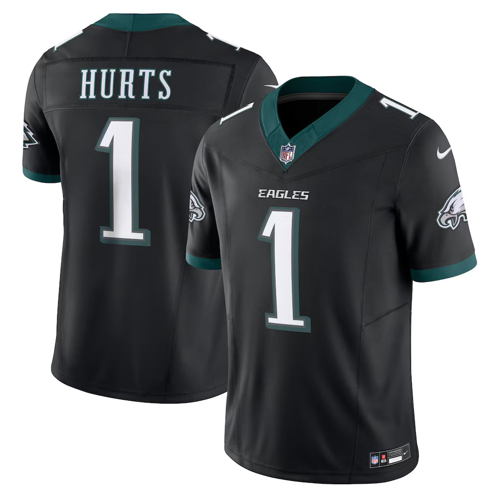 Jalen Hurts #1 Philadelphia Eagles Nike Vapor F.U.S.E. Limited Jersey - Alternate Black