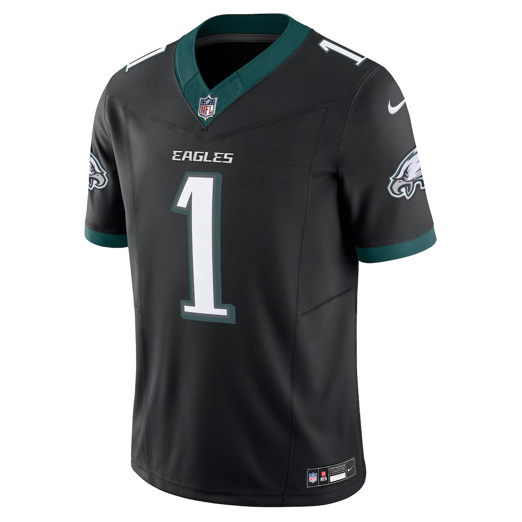 Jalen Hurts #1 Philadelphia Eagles Nike Vapor F.U.S.E. Limited Jersey - Alternate Black