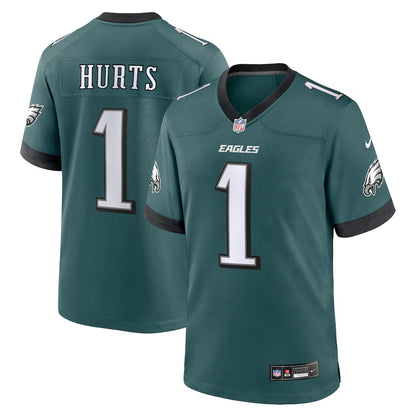 Jalen Hurts #1 Philadelphia Eagles Nike Game Jersey - Midnight Home Green