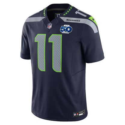 Jaxon Smith-Njigba #11 Vapor F.U.S.E 50th Season Seattle Seahawks Nike Limited Jersey - Home