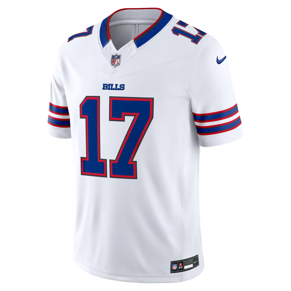 Josh Allen #17 Buffalo Bills Vapor F.U.S.E. Stitched Limited Jersey - White