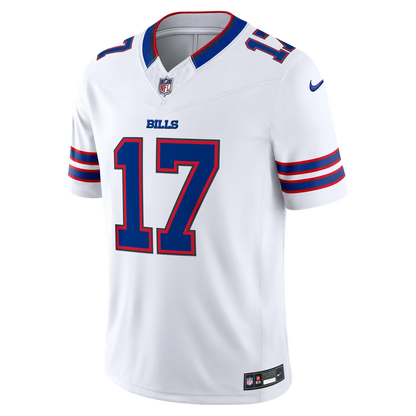 Josh Allen #17 Buffalo Bills Vapor F.U.S.E. Stitched Limited Jersey - White