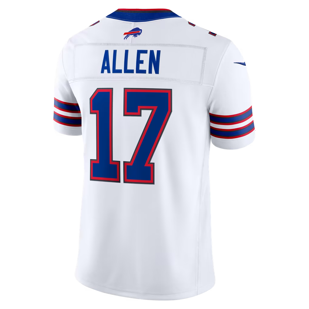 Josh Allen #17 Buffalo Bills Vapor F.U.S.E. Stitched Limited Jersey - White