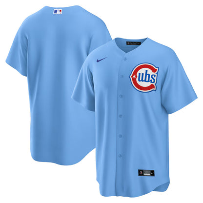 Chicago Cubs Nike Alternate 2 Replica Jersey - Powder Blue