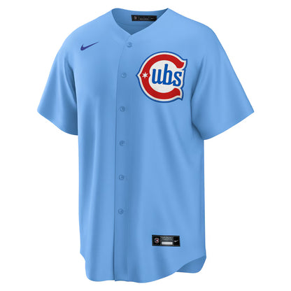 Chicago Cubs Nike Alternate 2 Replica Jersey - Powder Blue