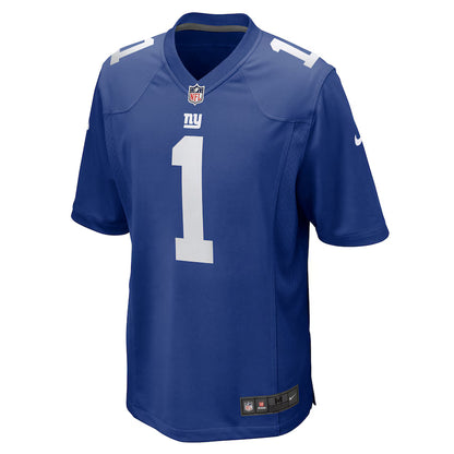 Malik Nabers New York Giants Nike Player Game Jersey - Royal