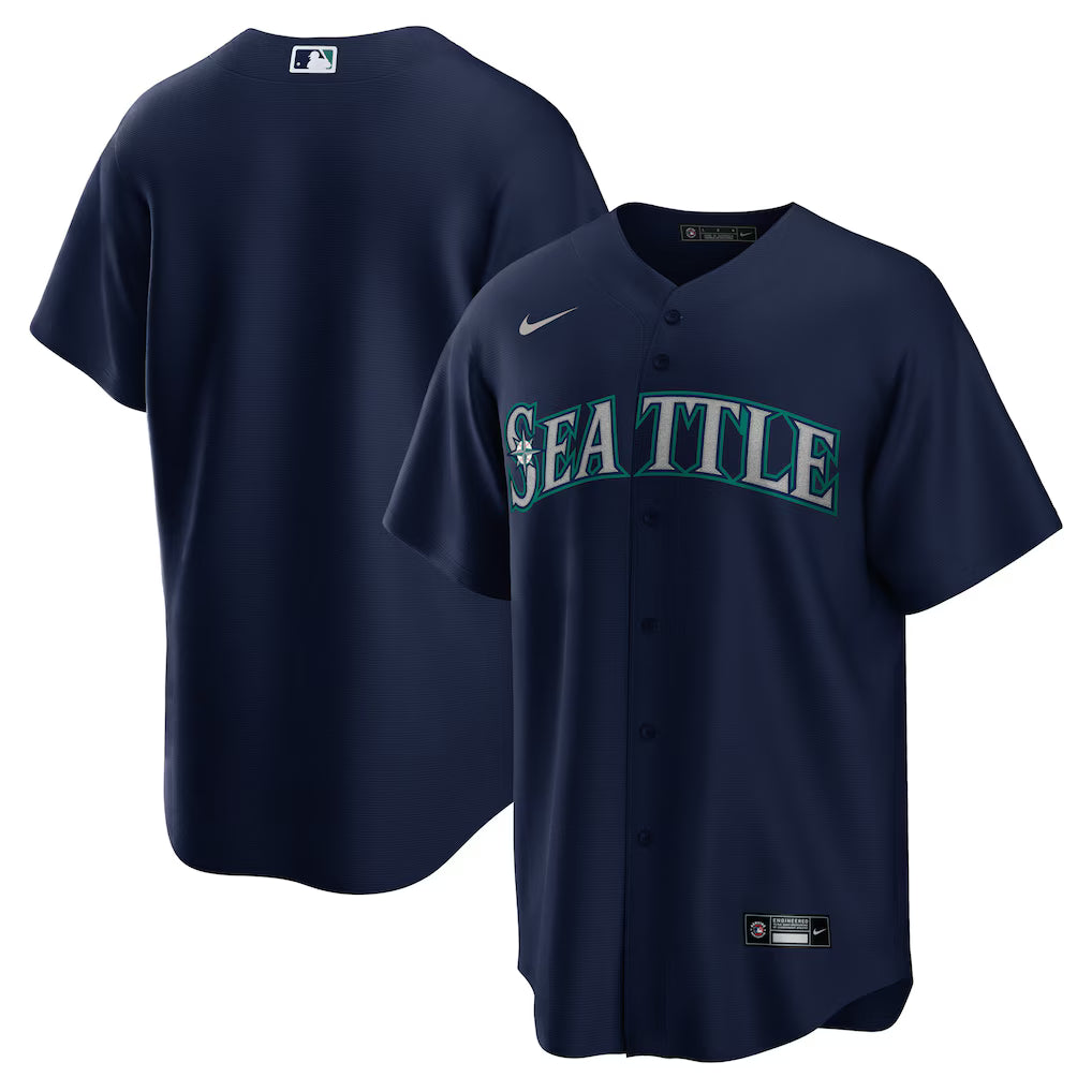 Seattle Mariners Nike Alternate Replica Jersey - Navy