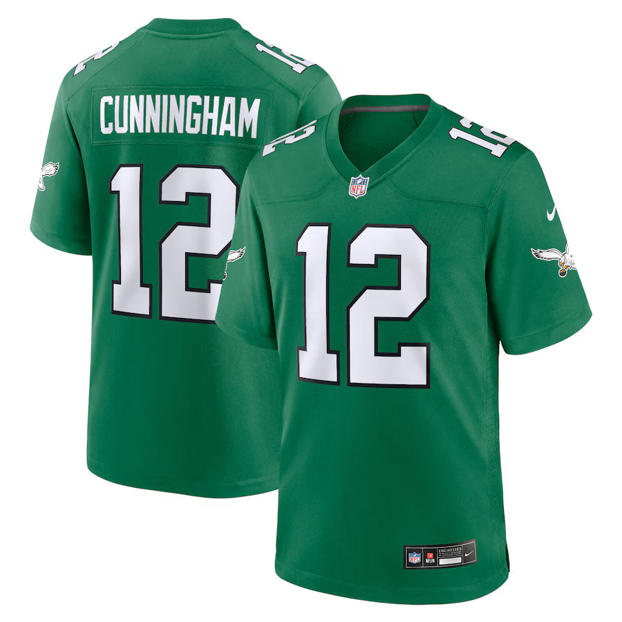 Randall Cunningham #12 Philadelphia Eagles Retro Green - Nike Game Jersey