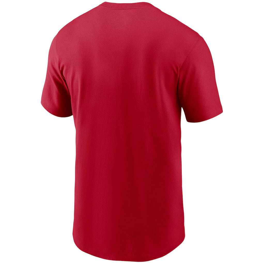 New England Patriots Nike Team Wordmark Casual T-shirt - Red