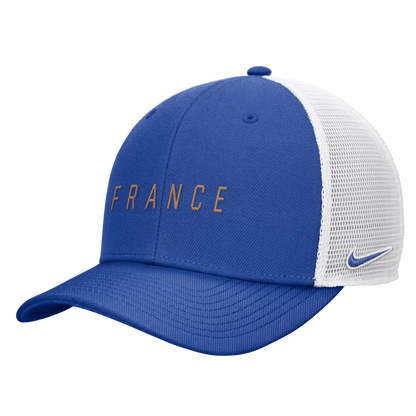 France FFF Trucker National Soccer Team Nike Adjustable Rise Cap