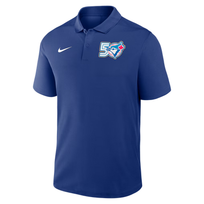 Toronto Blue Jays Nike 50th Season Anniversary Victory Dri-Fit Polo - Blue