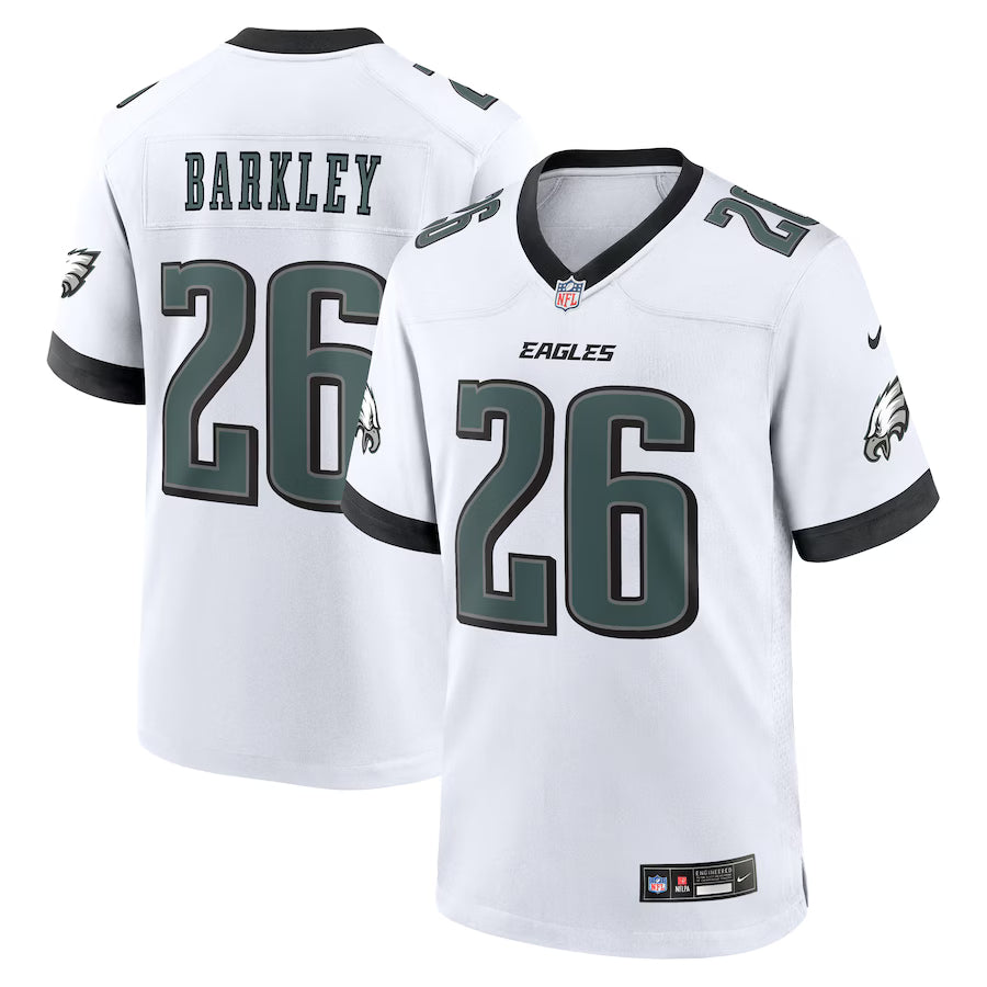Saquon Barkley #26 Philadelphia Eagles Nike Game Jersey - Alternate White