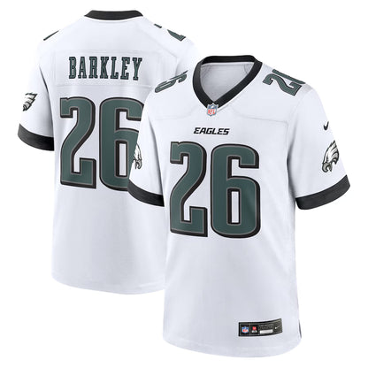 Saquon Barkley #26 Philadelphia Eagles Nike Game Jersey - Alternate White
