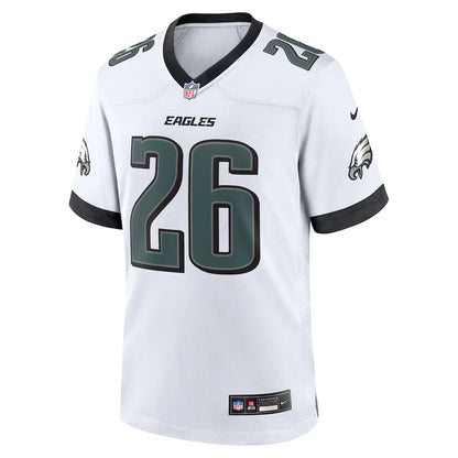 Saquon Barkley #26 Philadelphia Eagles Nike Game Jersey - Alternate White