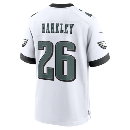 Saquon Barkley #26 Philadelphia Eagles Nike Game Jersey - Alternate White