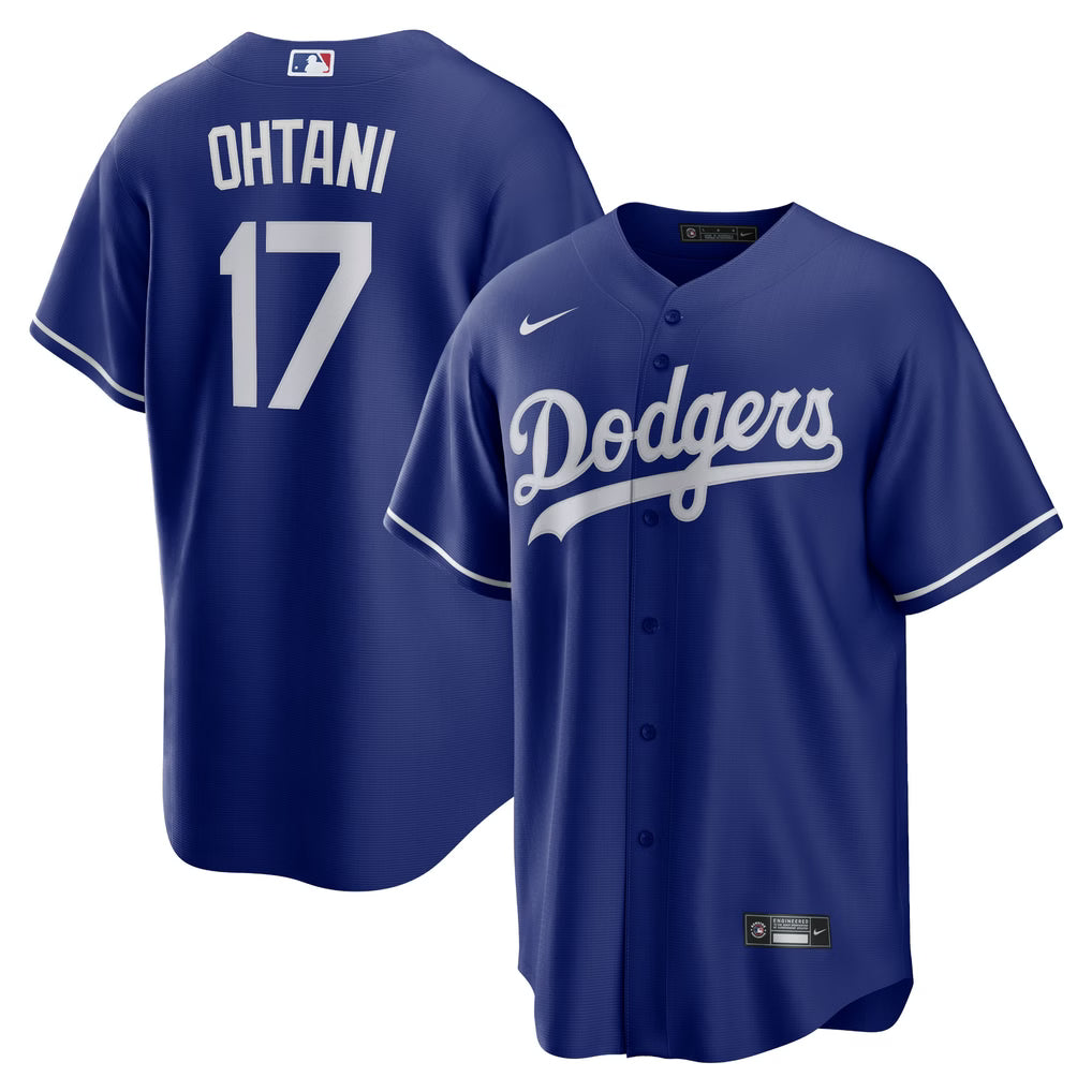 Shohei Ohtani #17 Fanatics Los Angeles Dodgers Replica Away Jersey - Blue